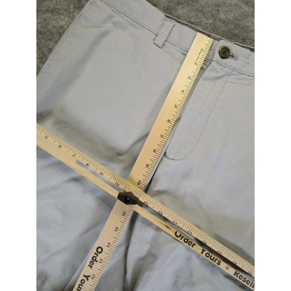 Banana Republic Chino Shorts blue Men's Size 35 pre-owned flat front‎ pocket
